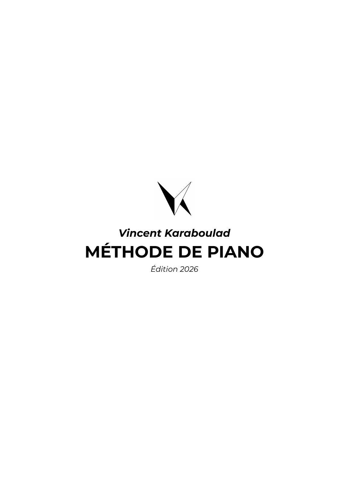 Couverture Méthode de piano