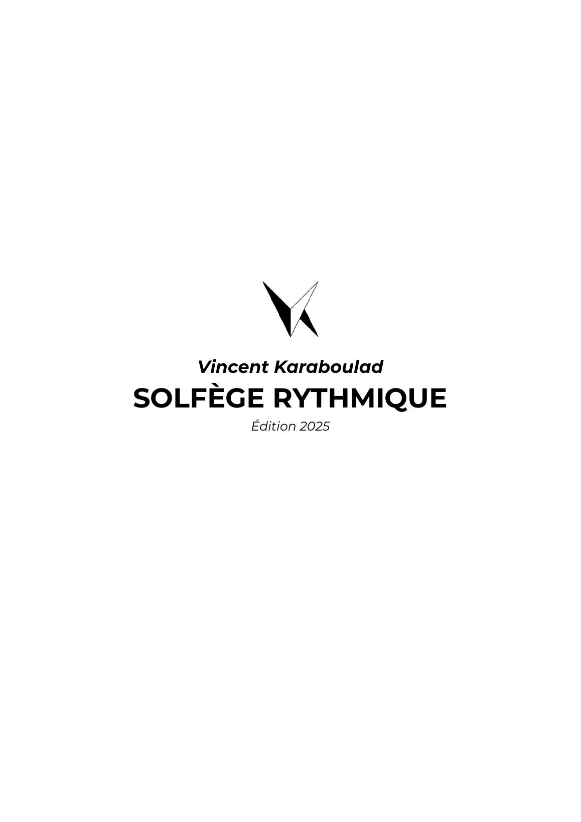 Couverture Solfège rythmique